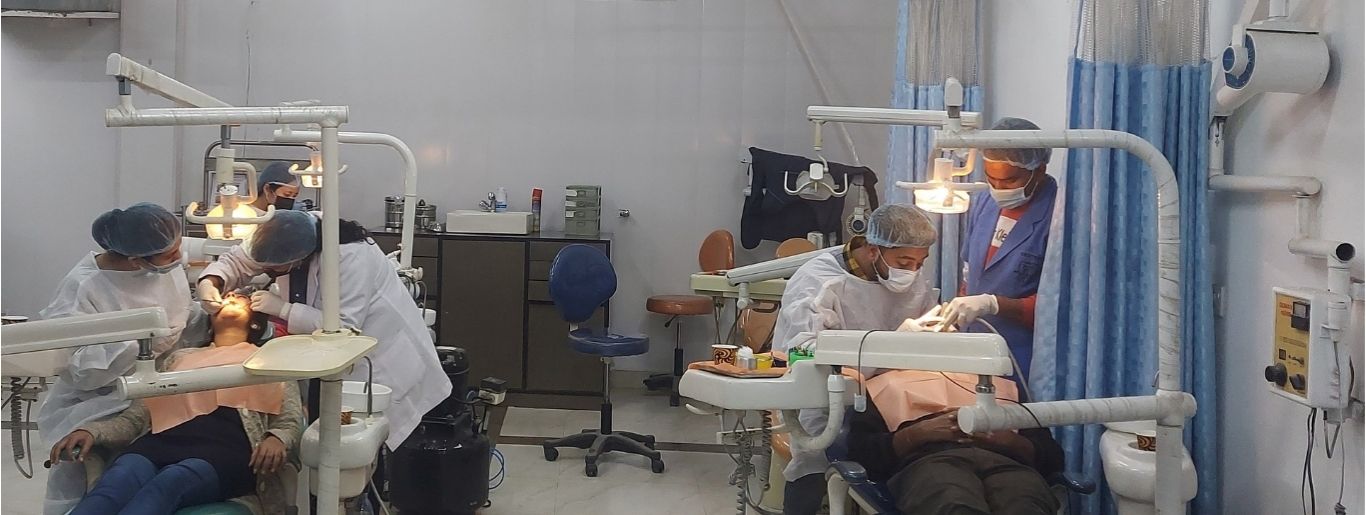 doctors team in dental academy